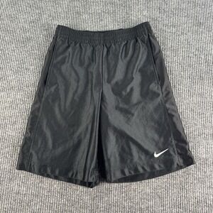 Nike Shorts Men Small Black Mesh Basketball Dazzle Athletic Shiny Smooth y2k